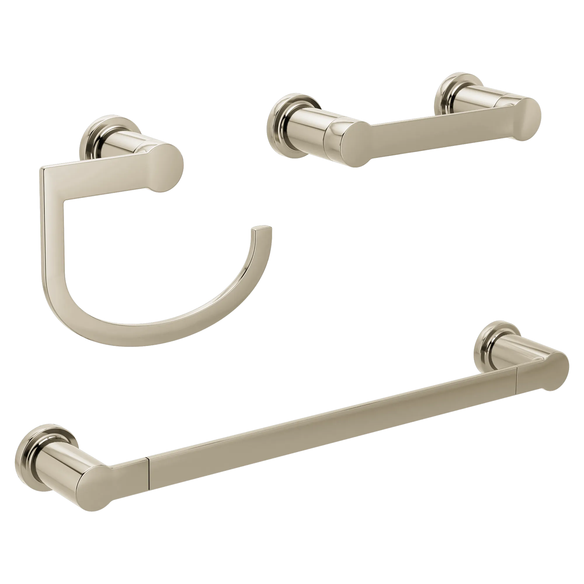 Rinza Matte black pivoting paper holder towel bar towel ring - Image 7