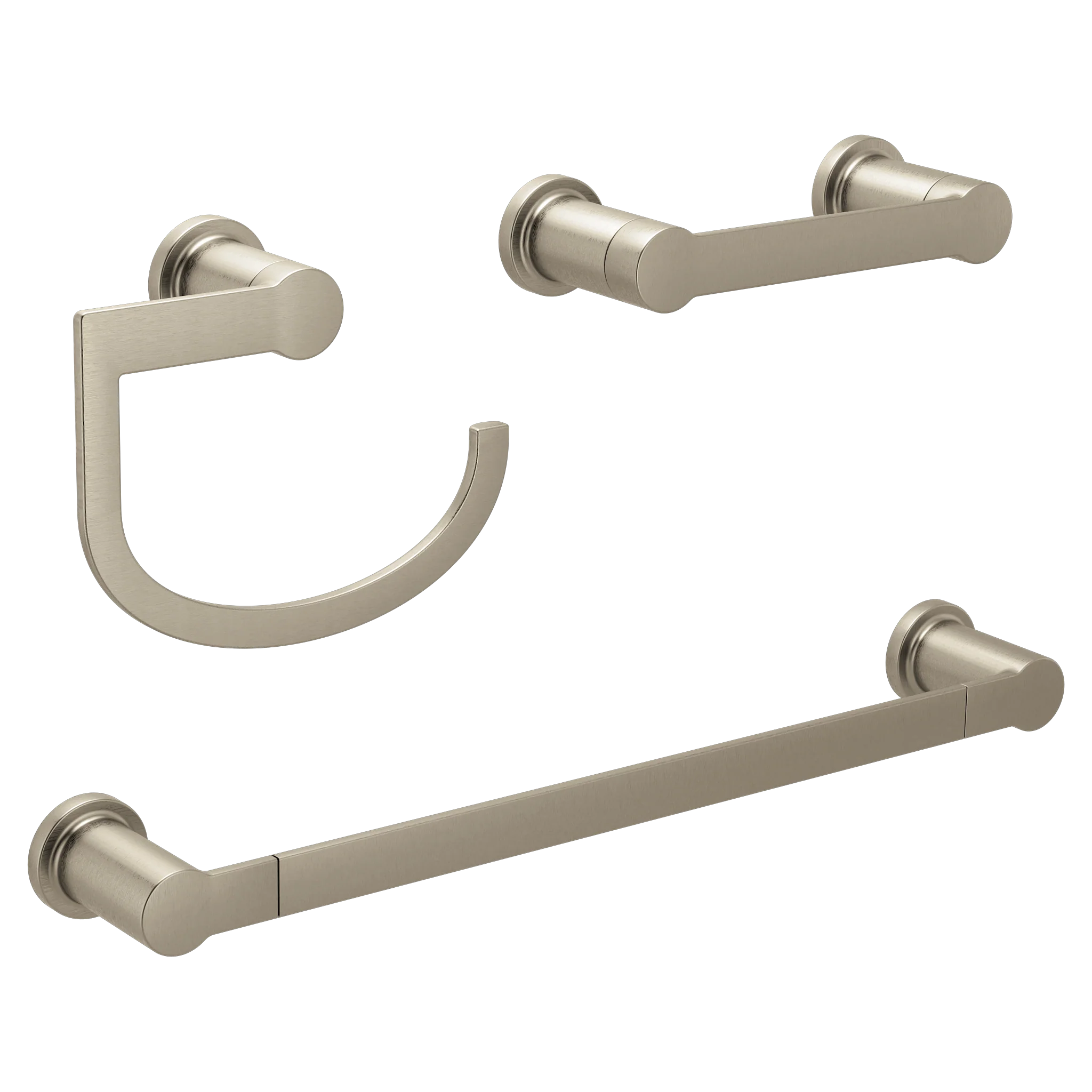 Rinza Matte black pivoting paper holder towel bar towel ring - Image 9