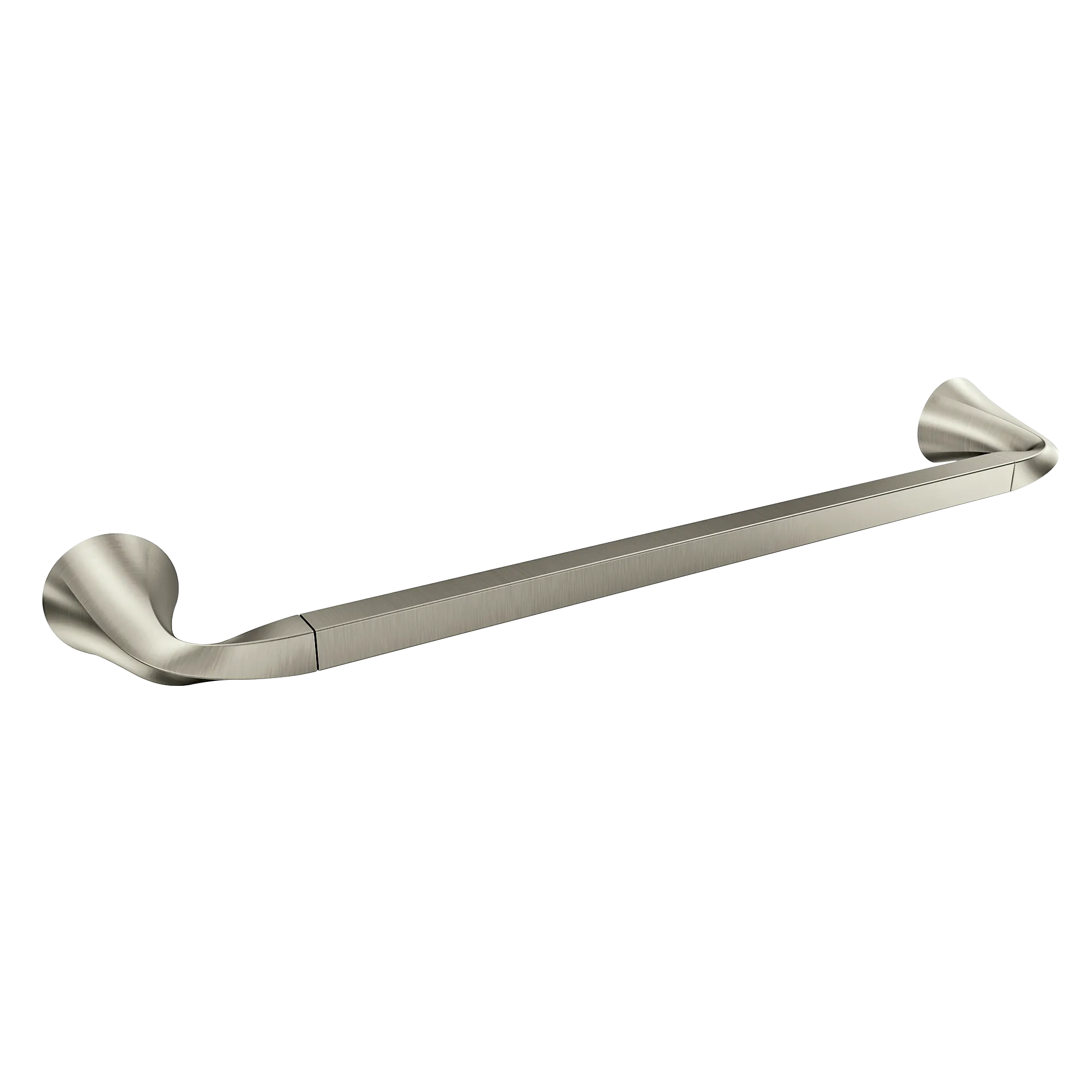 Oxby Brushed nickel 18" Towel Bar - Image 7