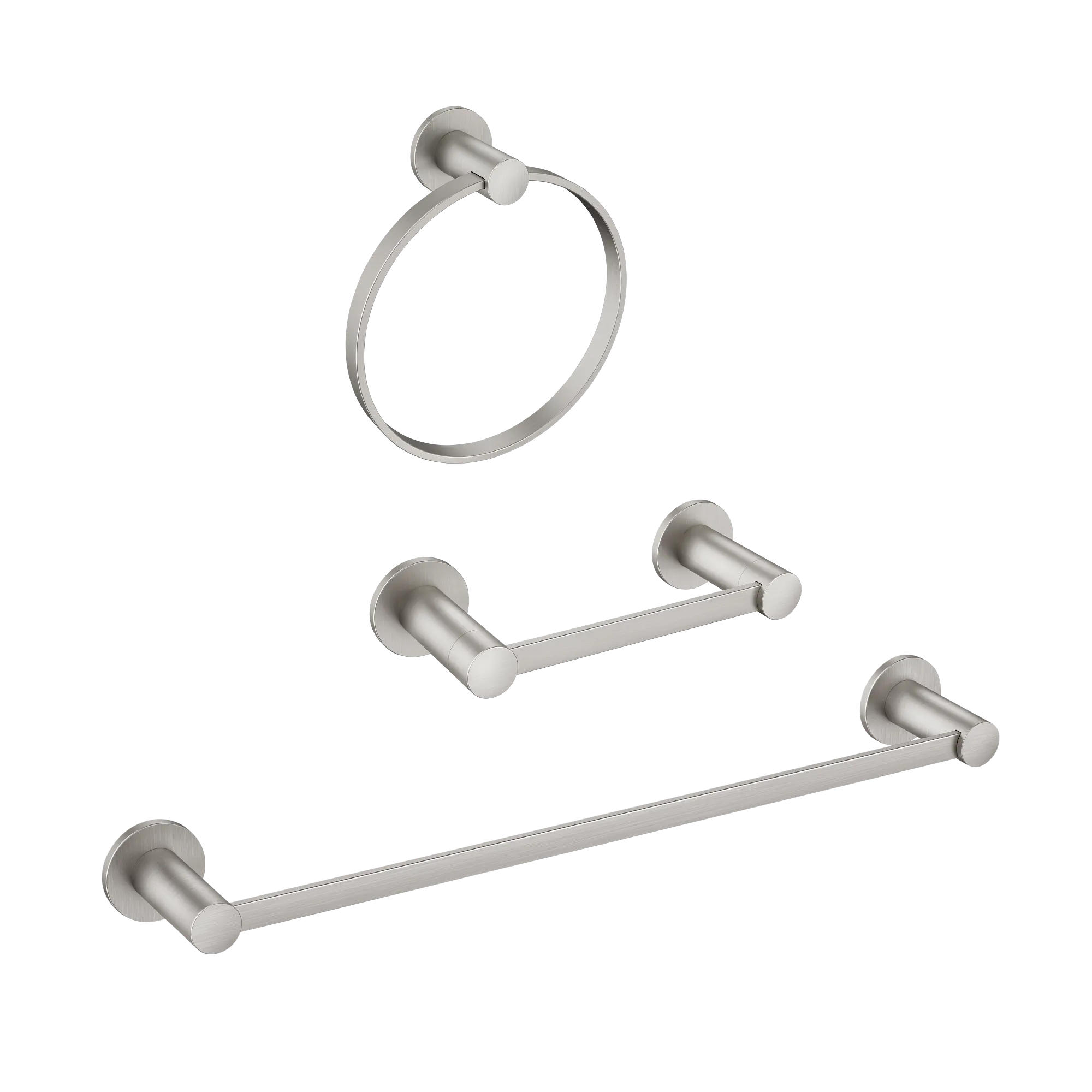 Avri Chrome pivoting paper holder towel bar towel ring - Image 12
