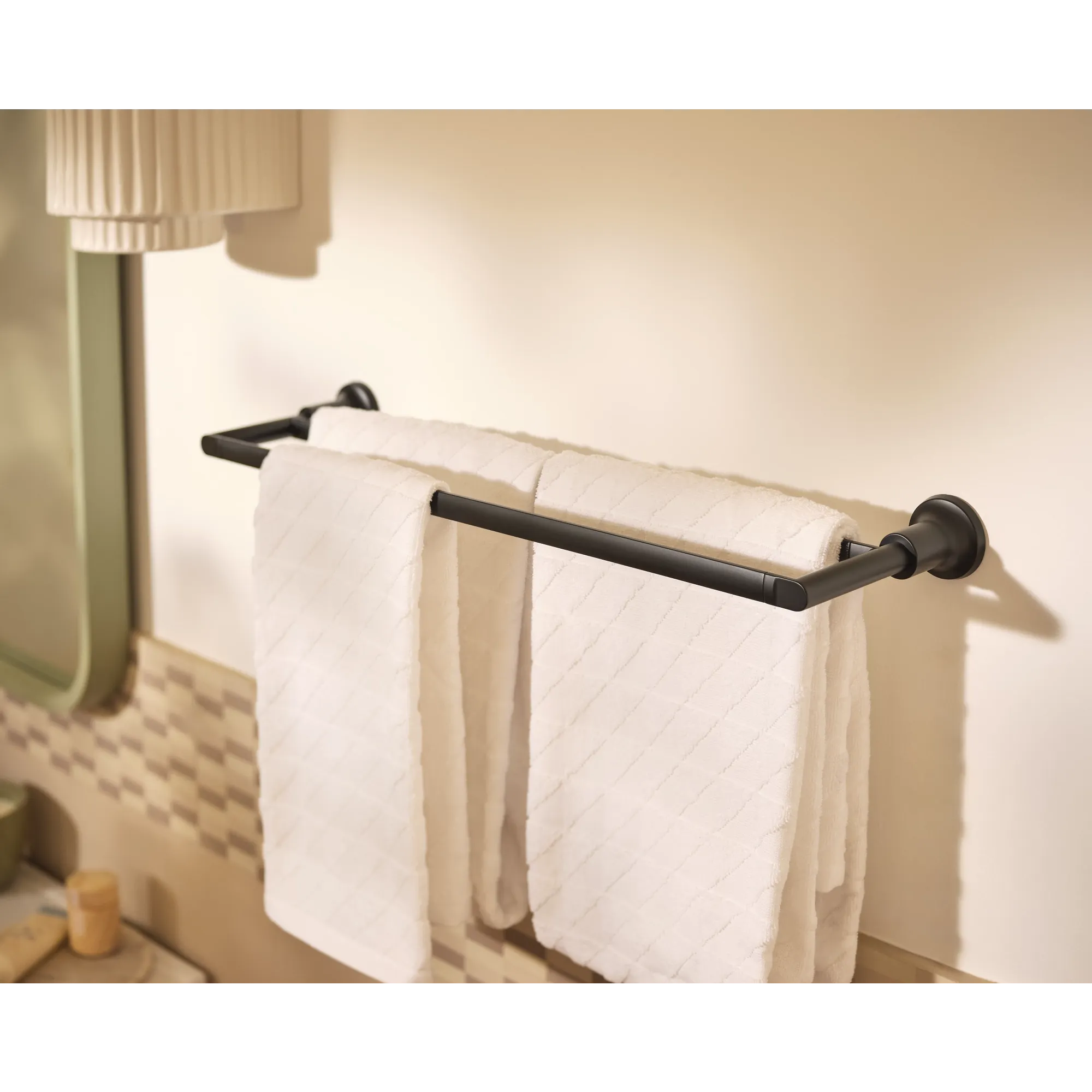 Zyla Chrome 24" double towel bar - Image 8