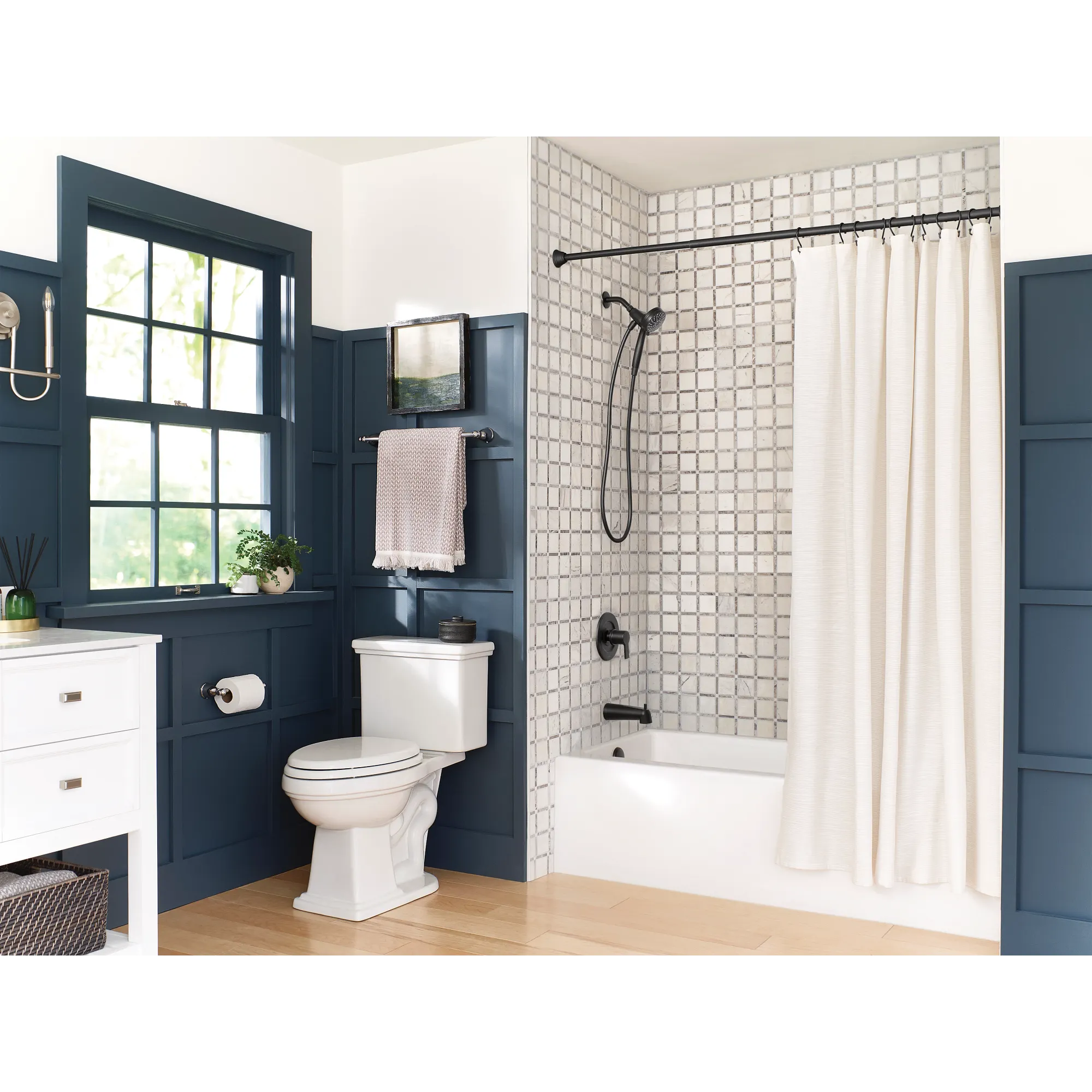 Caldwell Chrome Pivoting Toilet Paper Holder - Image 3
