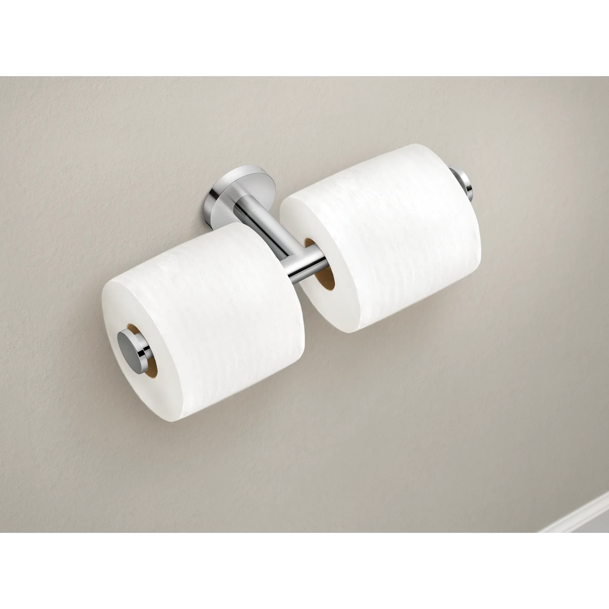 Arlys Chrome double paper holder - Image 3
