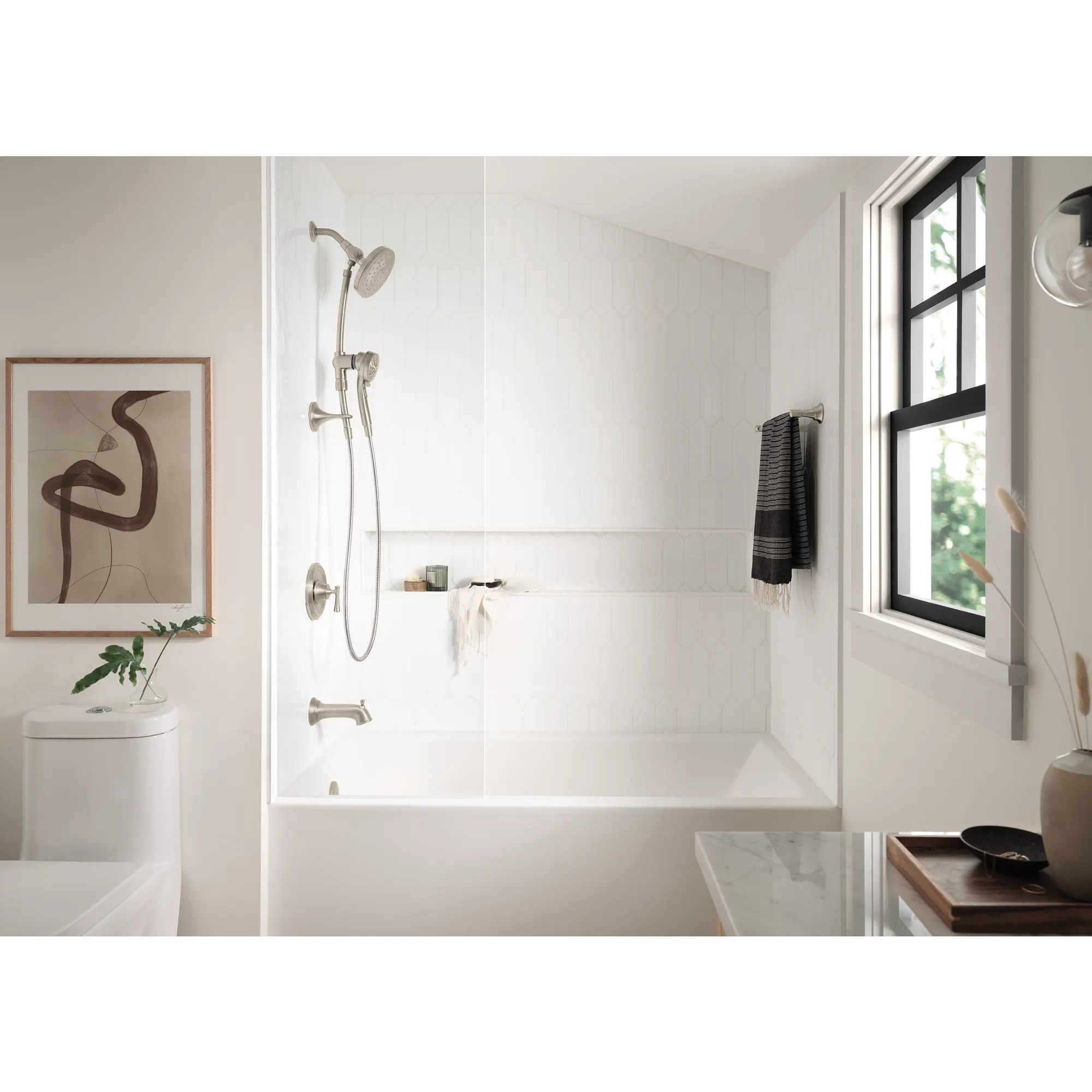 Gilmour Spot resist brushed nickel 18" towel bar - Image 5