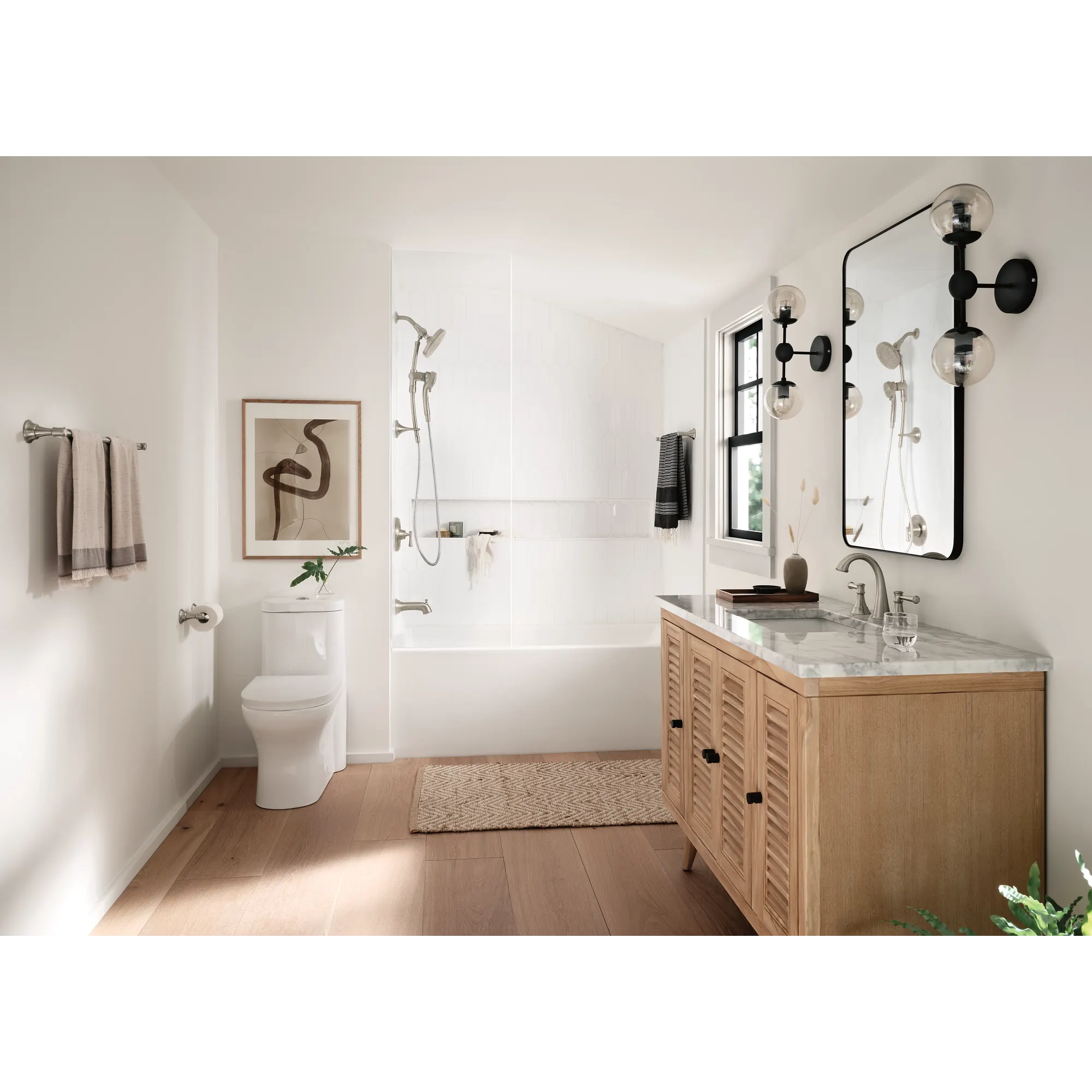 Gilmour Spot resist brushed nickel 18" towel bar - Image 6