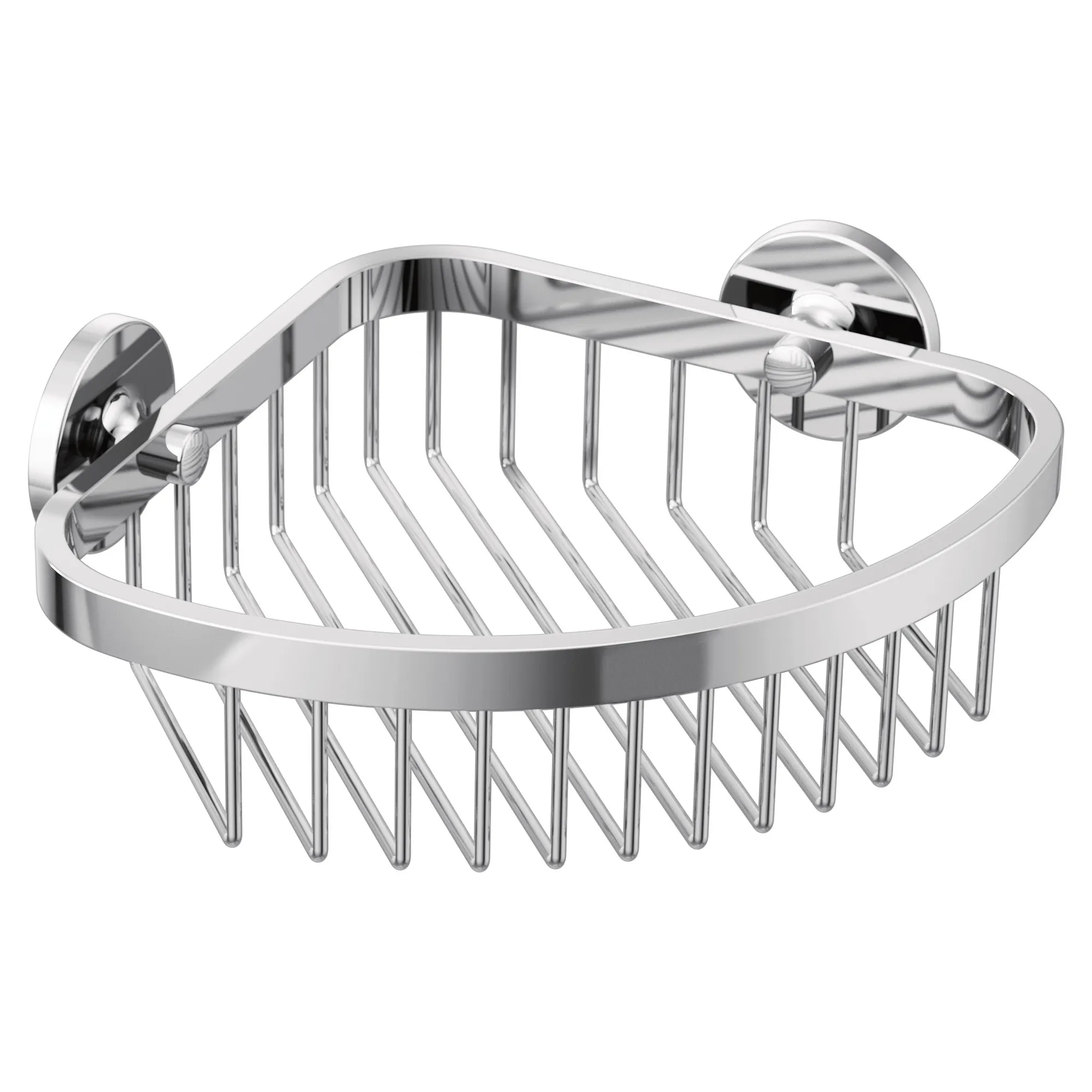 Hotel Motel Chrome Shower Basket - Image 2