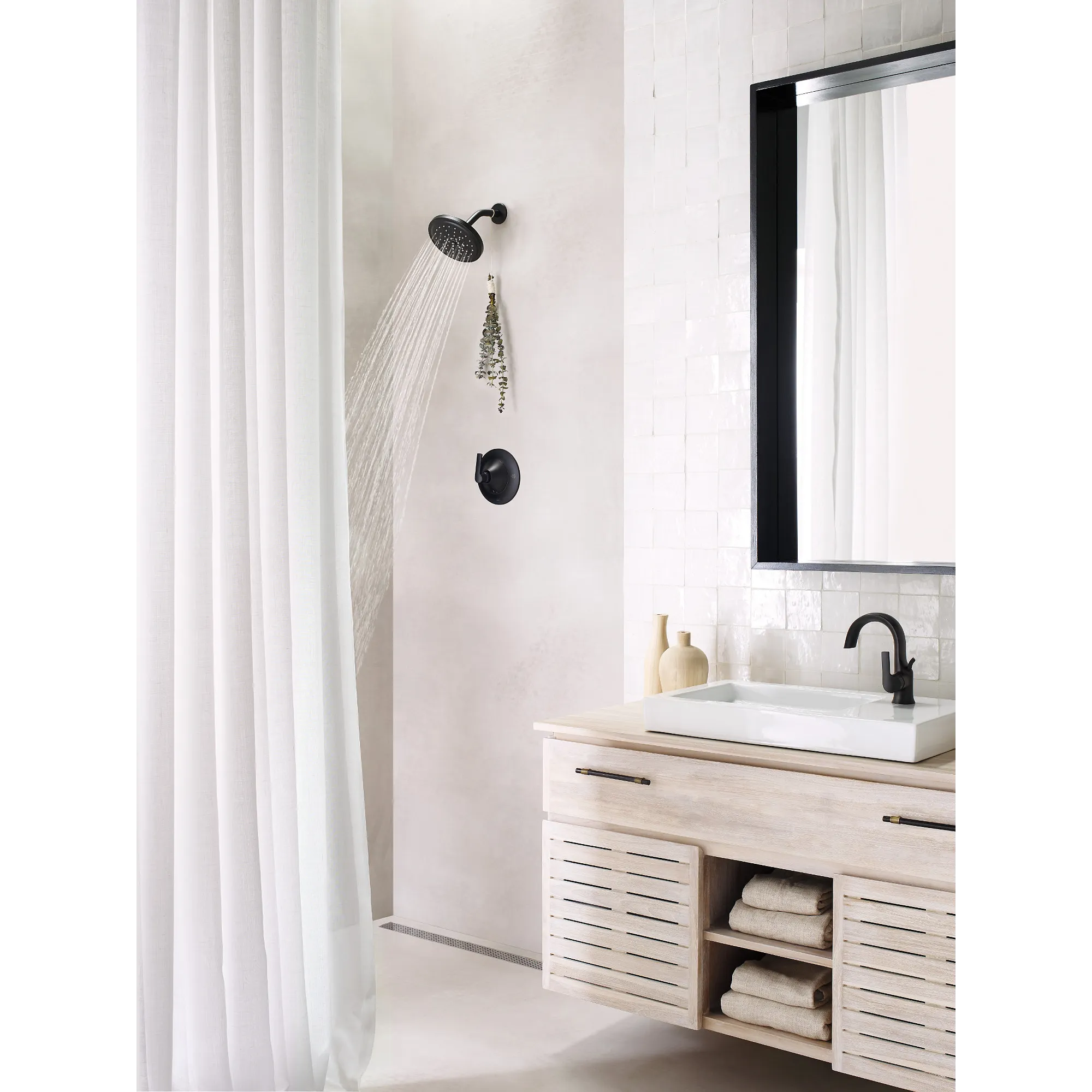 Hotel Motel Chrome Shower Basket - Image 5