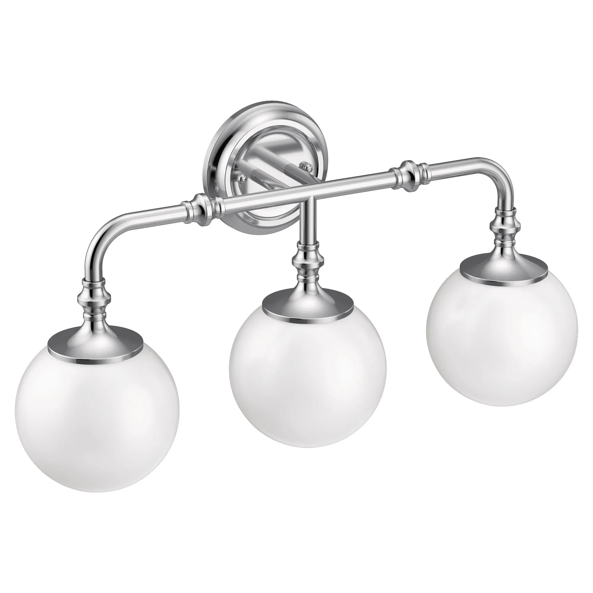 Colinet Chrome three globe bath light - Image 2
