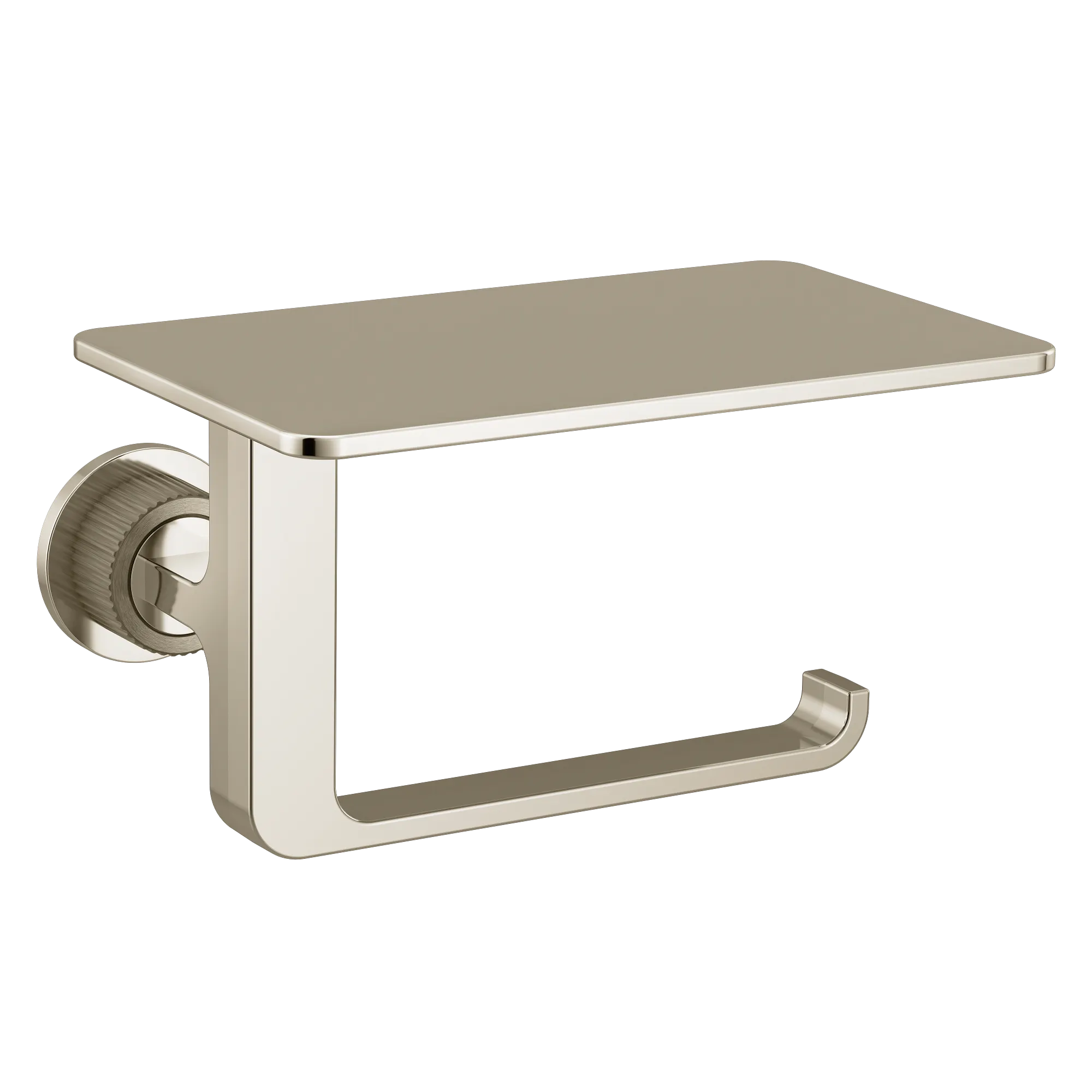 Cambium Chrome paper holder with shelf - Image 11