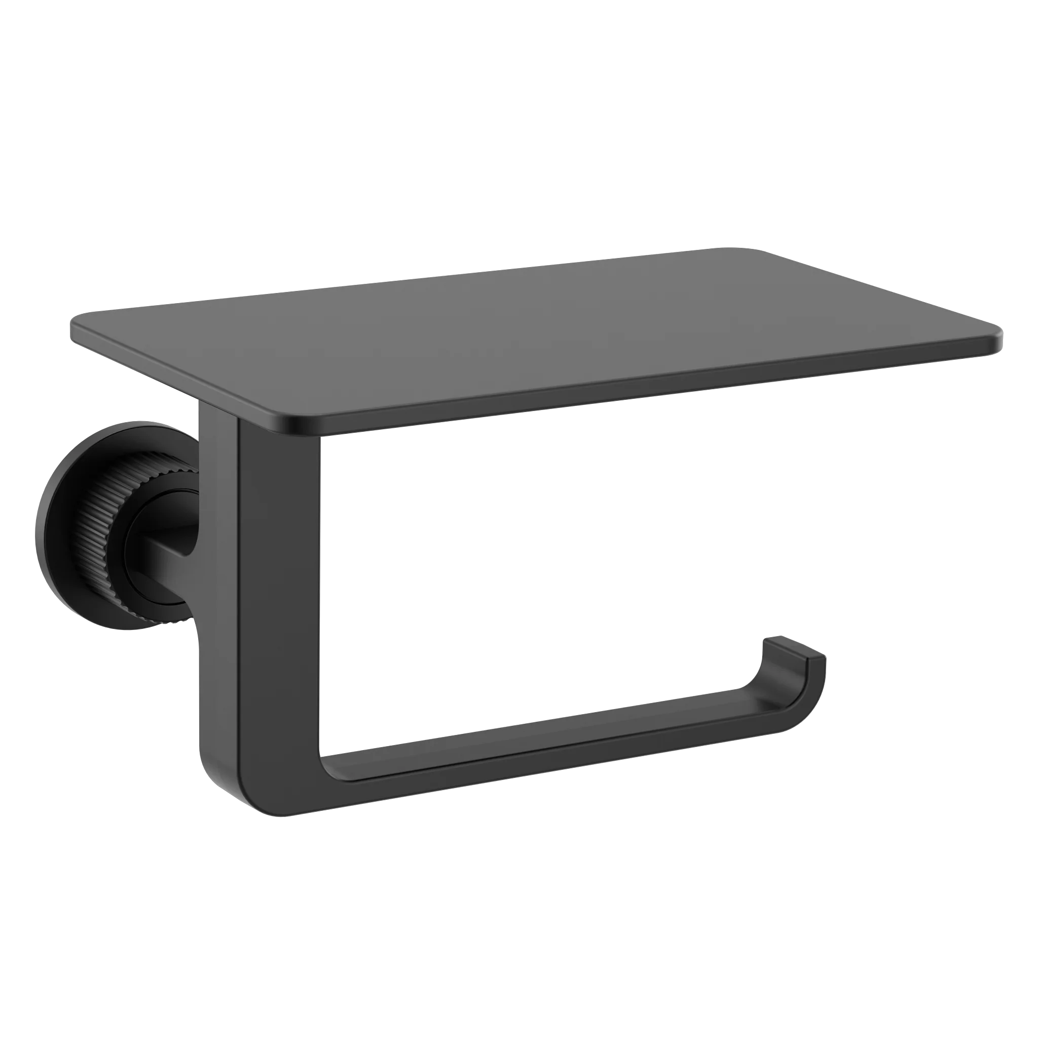Cambium Chrome paper holder with shelf - Image 3
