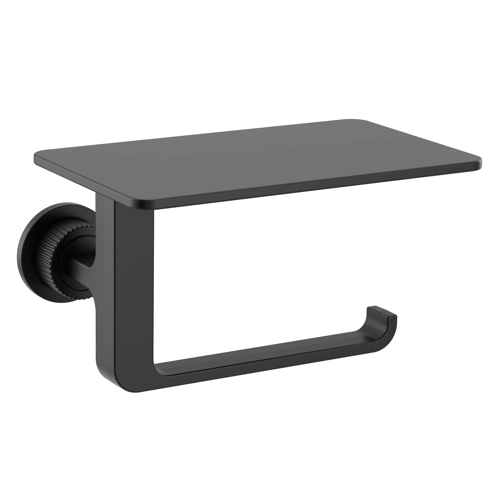 Cambium Chrome paper holder with shelf - Image 4