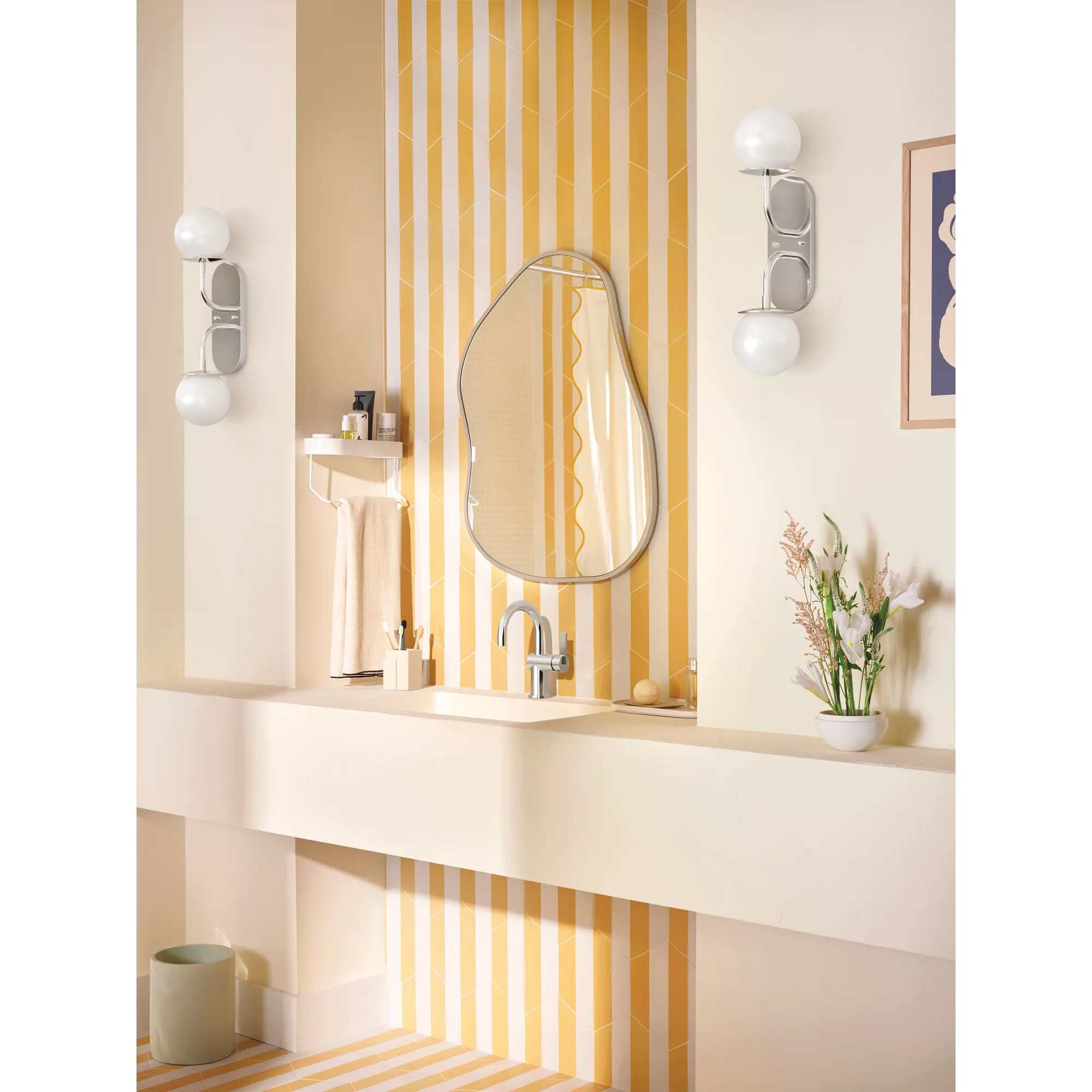 Cia Chrome one globe bath light - Image 3