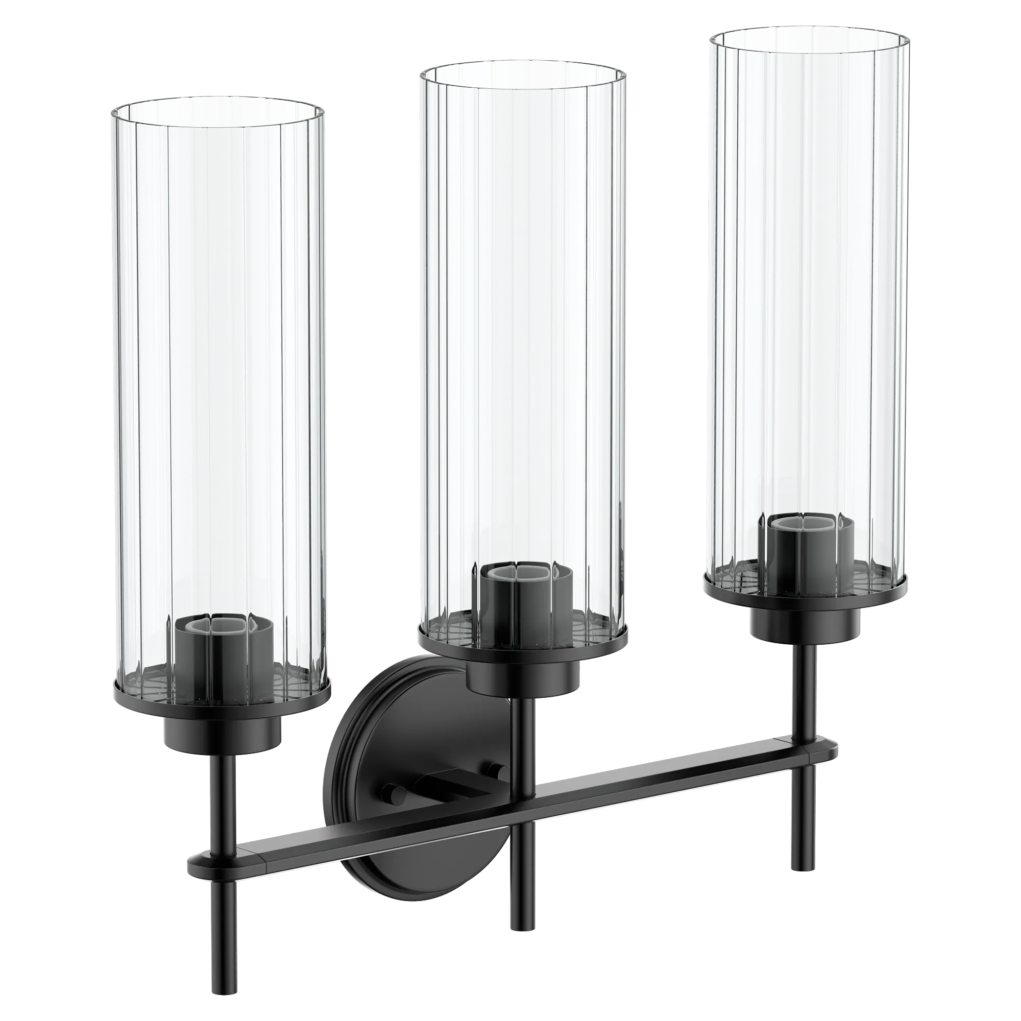 Greenfield Chrome three globe bath light - Image 4