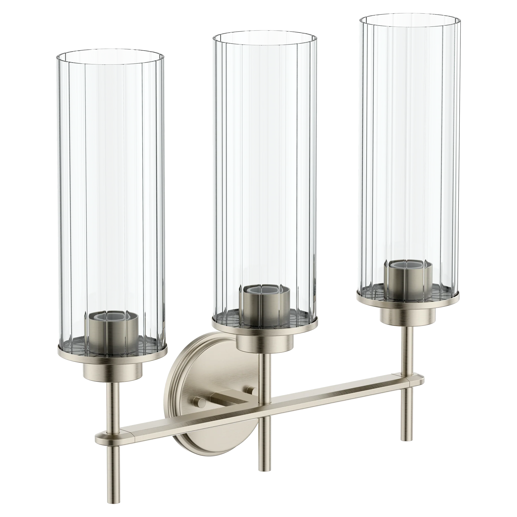 Greenfield Chrome three globe bath light - Image 5