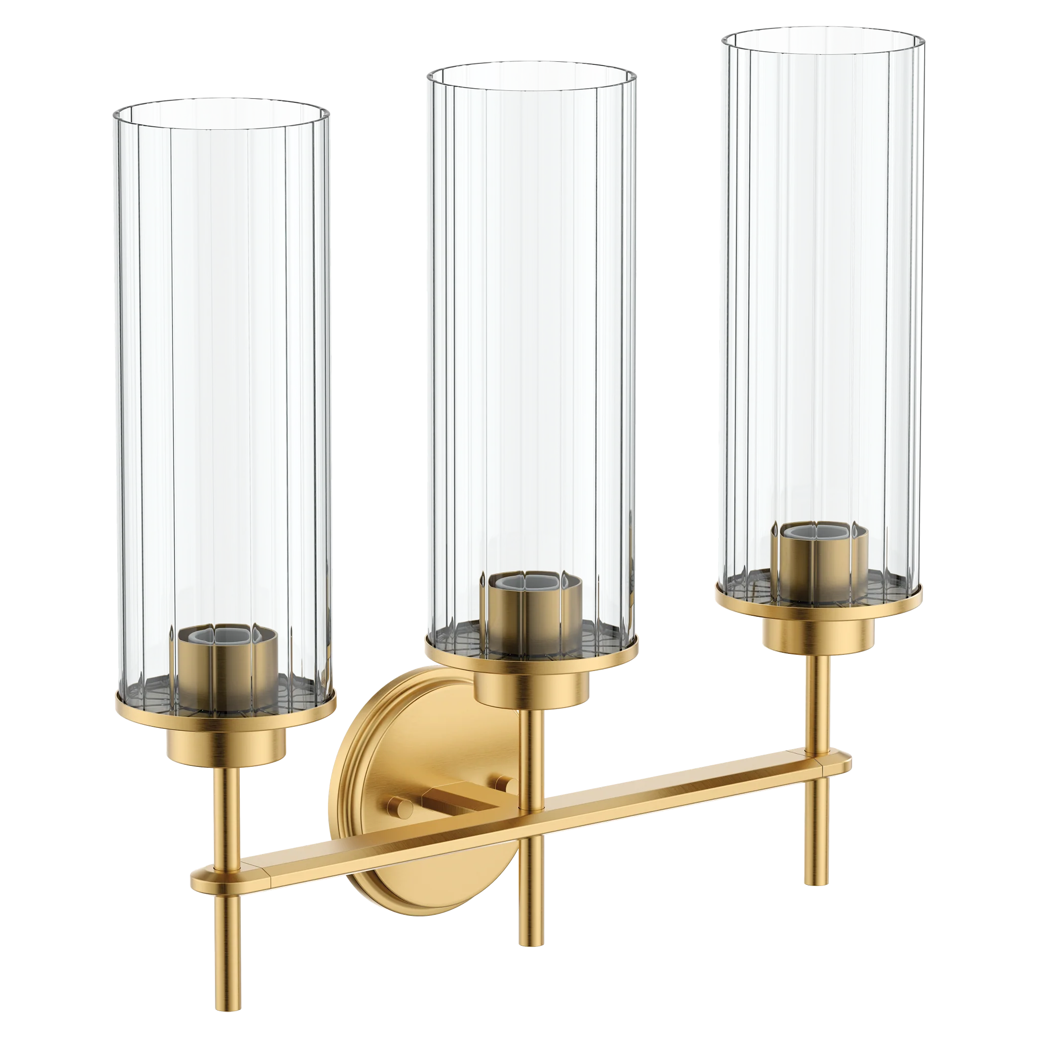 Greenfield Chrome three globe bath light - Image 7