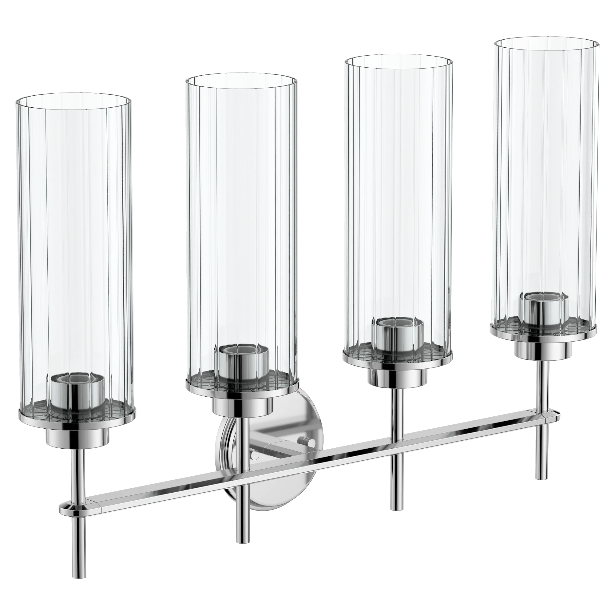 Greenfield Chrome four globe bath light - Image 2
