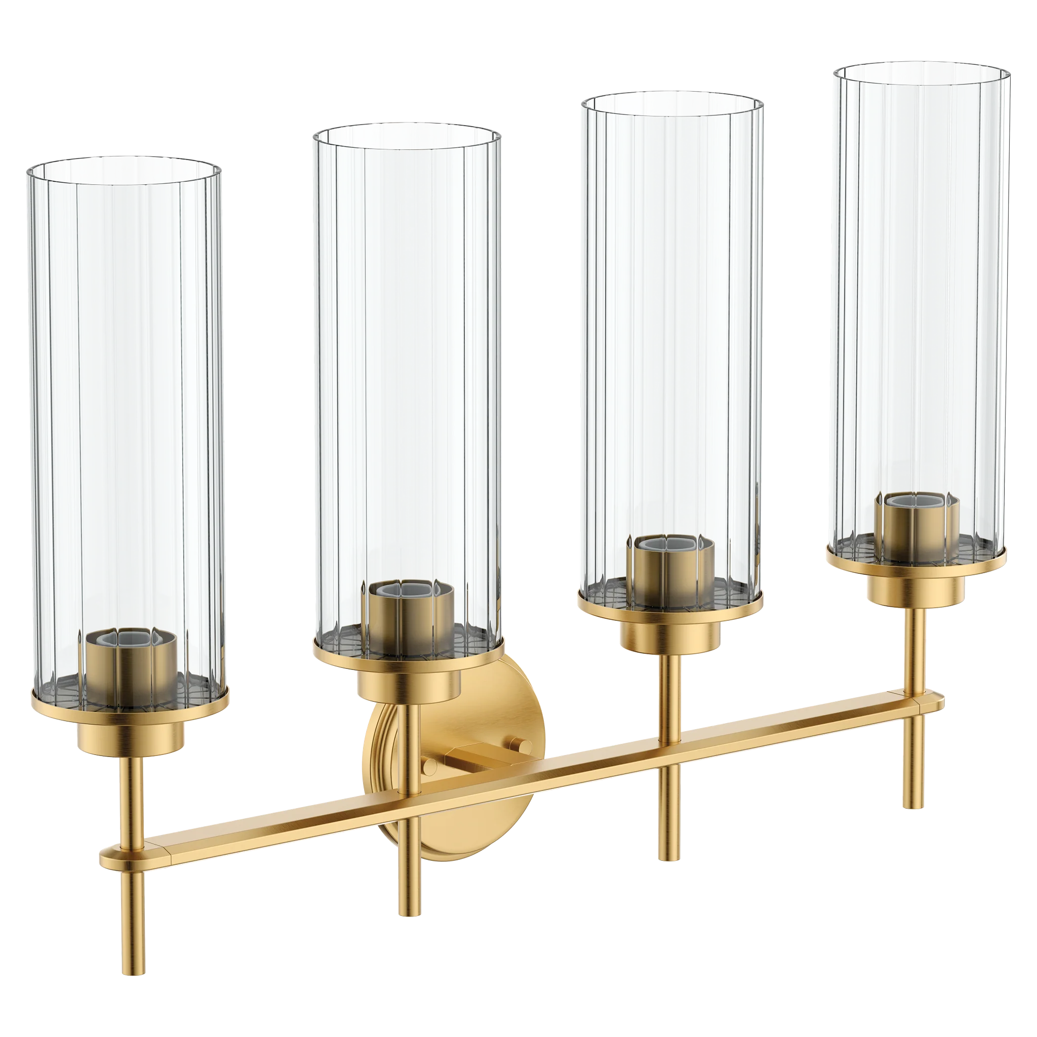 Greenfield Chrome four globe bath light - Image 7