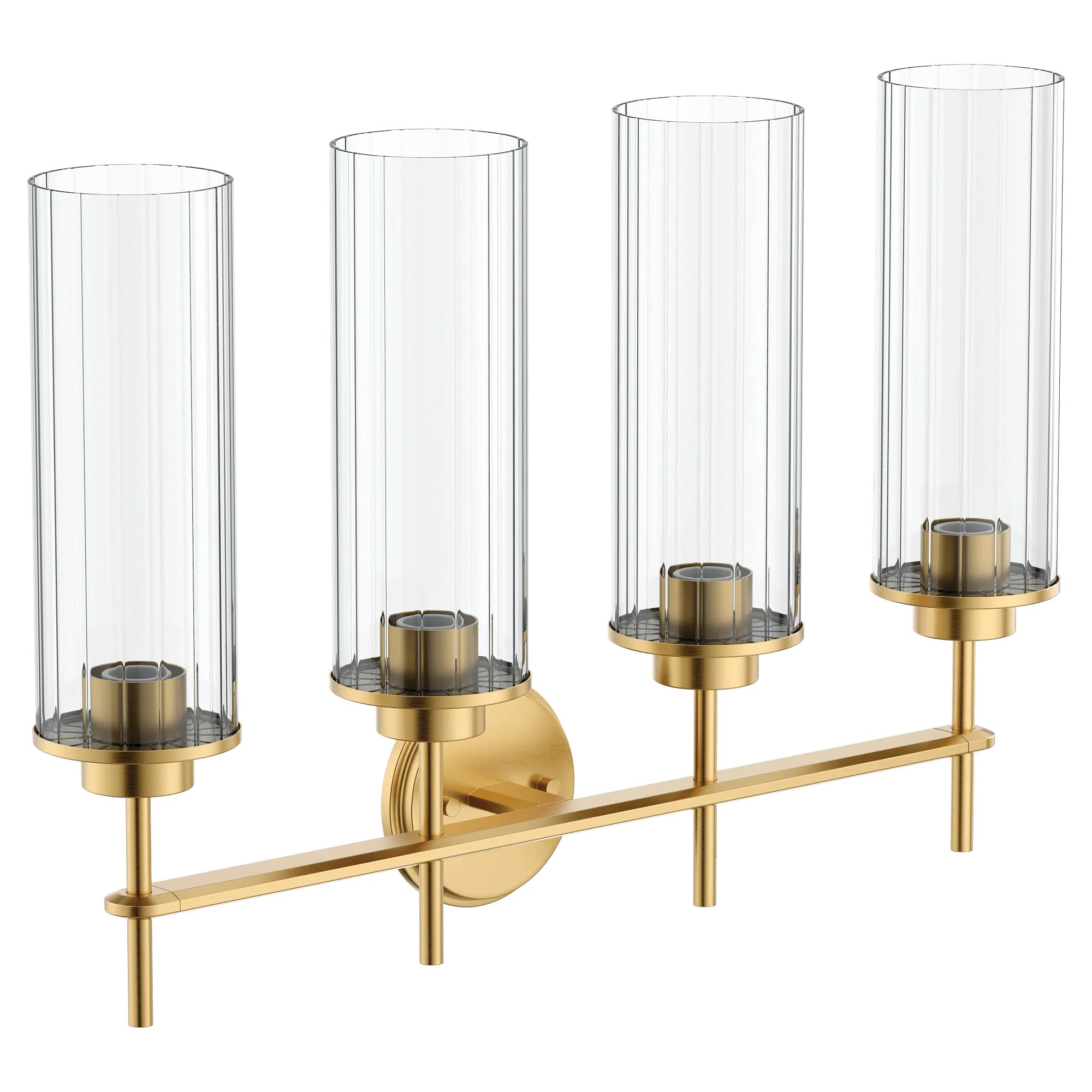 Greenfield Chrome four globe bath light - Image 8