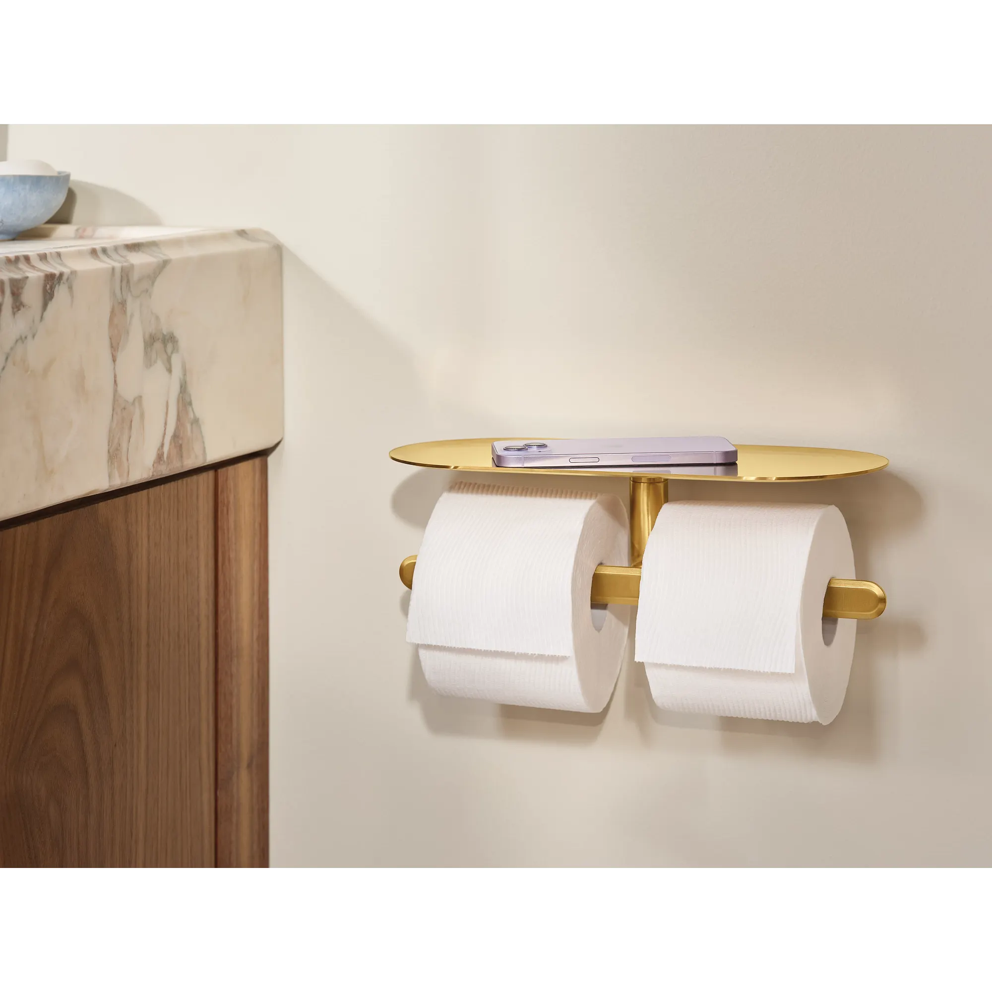 Greenfield Chrome double paper holder - Image 9