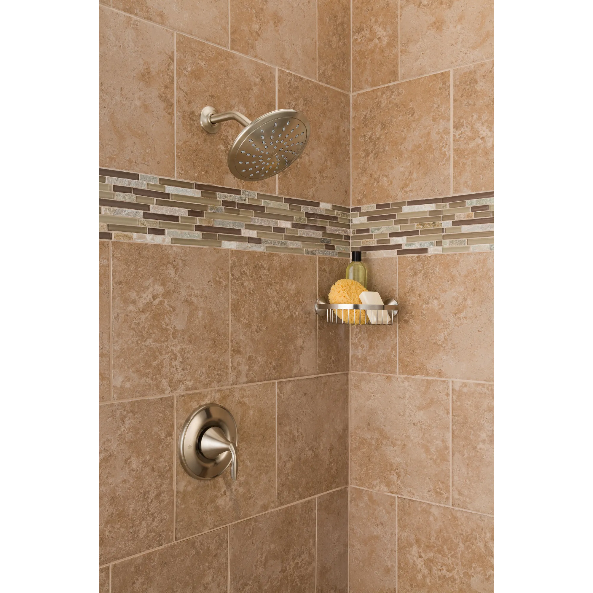 Wynford Chrome Shower Basket - Image 5